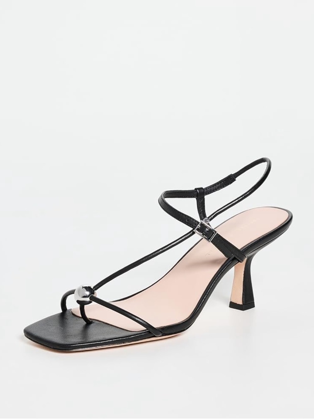 Loeffler Randall Triana Strappy Mid Heel Sandals With Ball, great condition